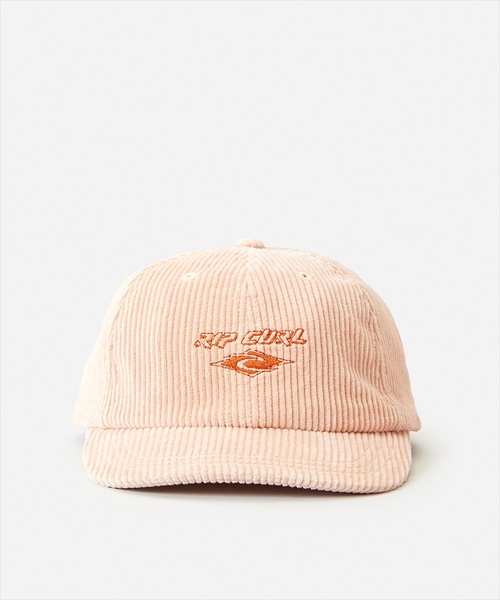 rip curl（リップカール）の「【RIPCURL（リップカール）】DIAMOND ICON CORD CAP/ワンポイントロゴコーデュロイキャップ・帽子（キャップ・レディース・クリーム/ライトピンク・FREE）」の5枚目の写真