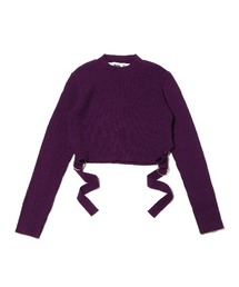 ANNA SUI NYC（アナ スイ エヌ ワイ シー）の「サイドベルト リブニット プルオーバー（ニット/セーター）」