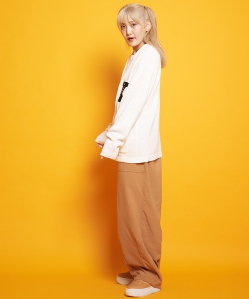 JACKROSE（ジャックローズ）の「JE-CRS0-ニットVカーデスタジャン（カーディガン/ボレロ・メンズ・ブラック/アイボリー/グリーン・M/L）」の17枚目の写真