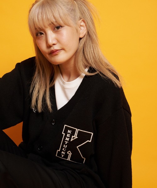 JACKROSE（ジャックローズ）の「JE-CRS0-ニットVカーデスタジャン（カーディガン/ボレロ・メンズ・ブラック/アイボリー/グリーン・M/L）」の22枚目の写真