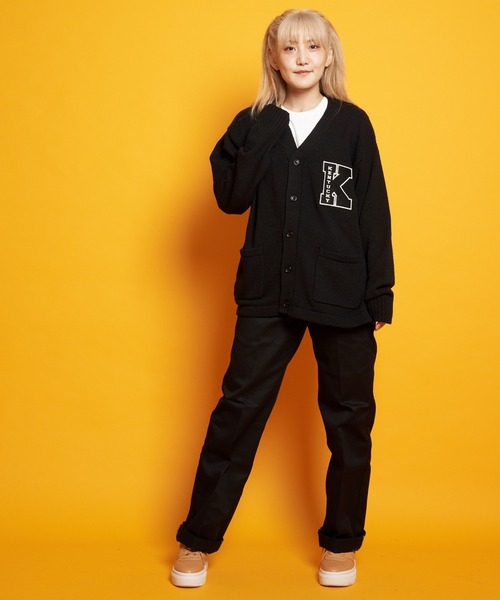 JACKROSE（ジャックローズ）の「JE-CRS0-ニットVカーデスタジャン（カーディガン/ボレロ・メンズ・ブラック/アイボリー/グリーン・M/L）」の14枚目の写真