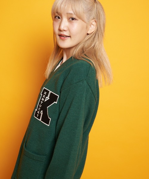 JACKROSE（ジャックローズ）の「JE-CRS0-ニットVカーデスタジャン（カーディガン/ボレロ・メンズ・ブラック/アイボリー/グリーン・M/L）」の19枚目の写真