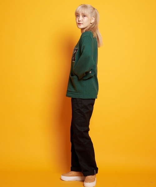 JACKROSE（ジャックローズ）の「JE-CRS0-ニットVカーデスタジャン（カーディガン/ボレロ・メンズ・ブラック/アイボリー/グリーン・M/L）」の11枚目の写真