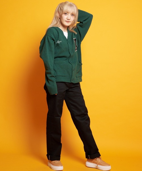 JACKROSE（ジャックローズ）の「JE-CRS0-ニットVカーデスタジャン（カーディガン/ボレロ・メンズ・ブラック/アイボリー/グリーン・M/L）」の20枚目の写真