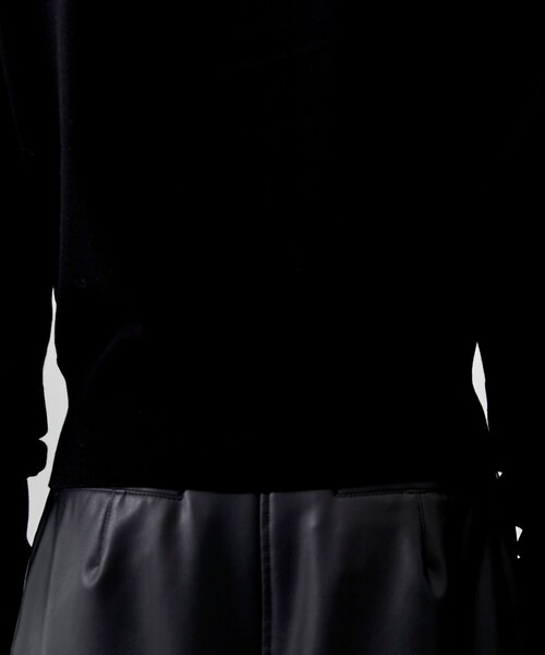 city（シティ）の「【CITY】ファインウールロングスリーブニット[洗える]（ニット/セーター・レディース・ブラック/オレンジ/ブルー・FREE）」の21枚目の写真