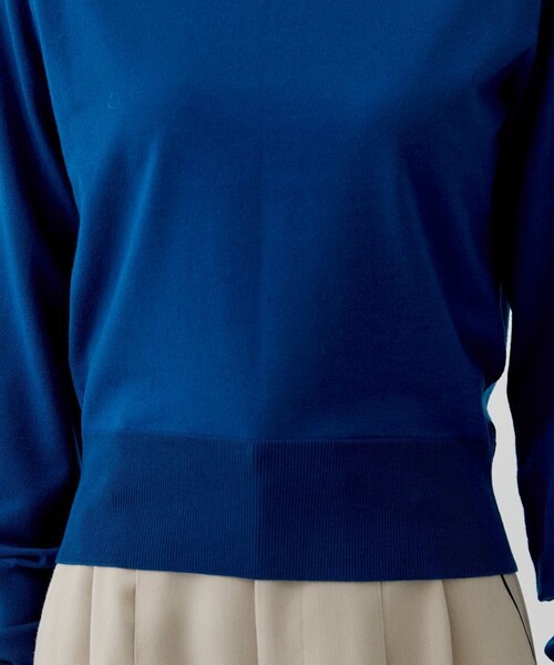 city（シティ）の「【CITY】ファインウールロングスリーブニット[洗える]（ニット/セーター・レディース・ブラック/オレンジ/ブルー・FREE）」の22枚目の写真