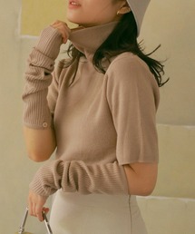 ベーシックタートルニット