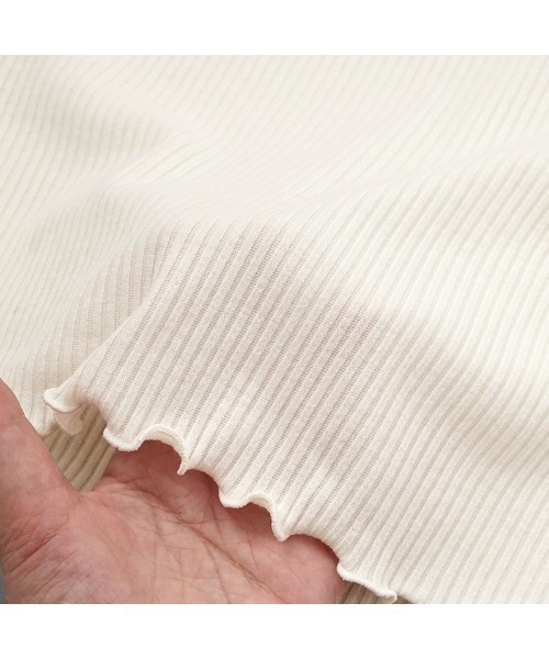 flower（フラワー）の「ブルーミングトップ（Tシャツ/カットソー・レディース・ベージュ/ホワイト・FREE）」の13枚目の写真