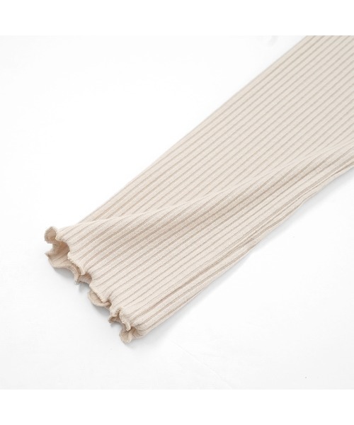 flower（フラワー）の「ブルーミングトップ（Tシャツ/カットソー・レディース・ベージュ/ホワイト・FREE）」の17枚目の写真