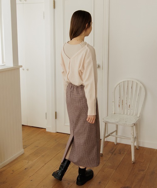 flower（フラワー）の「ブルーミングトップ（Tシャツ/カットソー・レディース・ベージュ/ホワイト・FREE）」の21枚目の写真