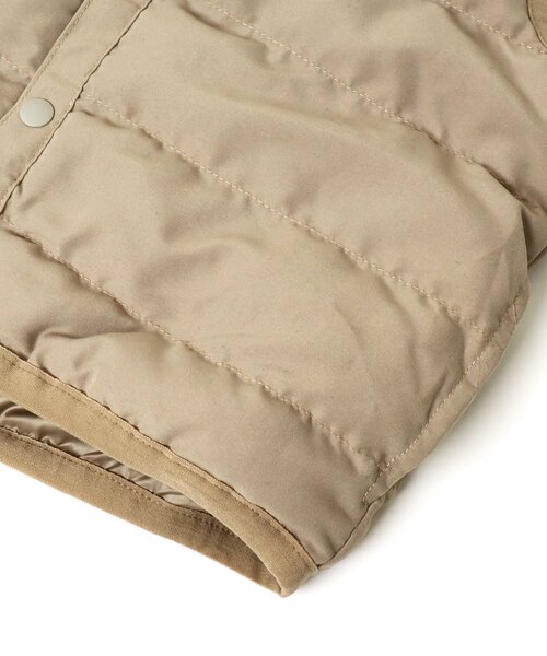 BREEZE（ブリーズ）の「【洗濯機でお洗濯OK】インナーキルトベスト_ウォッシャブル（ダウンベスト・キッズ・ベージュ/ブラック・110/90/100/120/130/80/140）」の17枚目の写真