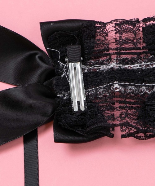 WEGO(ウィゴー)の「WEGO/【一部店限定】ダブルリボン付きヘッドドレス(カチューシャ・レディース・ホワイト/ブラック・FREE)」の14枚目の写真