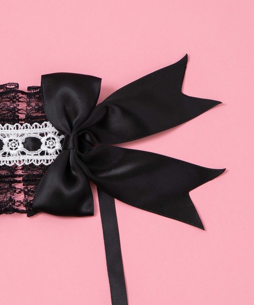 WEGO(ウィゴー)の「WEGO/【一部店限定】ダブルリボン付きヘッドドレス(カチューシャ・レディース・ホワイト/ブラック・FREE)」の11枚目の写真