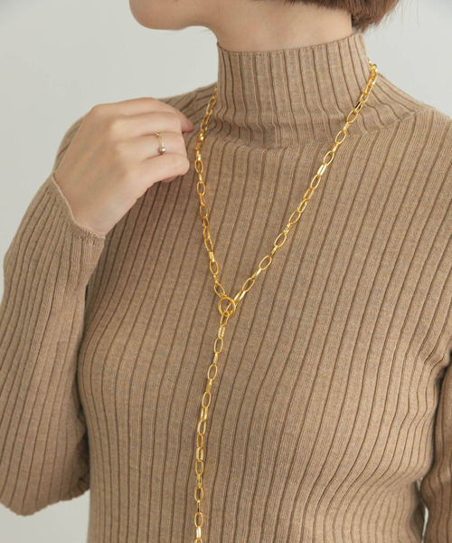 F by ROSSO（エフバイロッソ）の「F by ROSSO　ロングチェーンマルチネックレス（ネックレス・レディース・ゴールド/シルバー・-）」の11枚目の写真