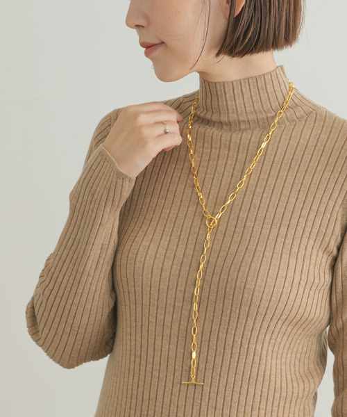 F by ROSSO（エフバイロッソ）の「F by ROSSO　ロングチェーンマルチネックレス（ネックレス・レディース・ゴールド/シルバー・-）」の10枚目の写真