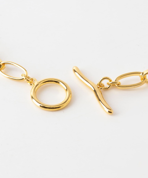 F by ROSSO（エフバイロッソ）の「F by ROSSO　ロングチェーンマルチネックレス（ネックレス・レディース・ゴールド/シルバー・-）」の4枚目の写真