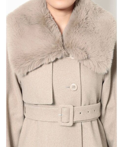 RESEXXY（リゼクシー）の「【WEB限定】フラッフィーカラーロングコート（その他アウター・レディース・ブラック/ブラウン/ベージュ・FREE）」の17枚目の写真