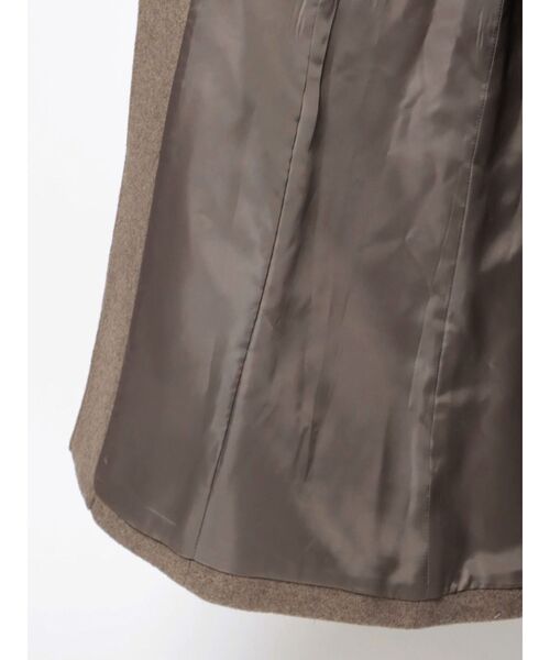 MURUA（ムルーア）の「マキシボリュームスリーブコート（ダウンジャケット/コート・レディース・ブラック/モカ・1/2）」の5枚目の写真