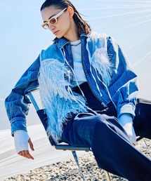 キラキラフリンジチュールベスト【MAISON SPECIAL/メゾンスペシャル】