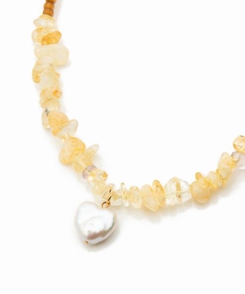 Casselini（キャセリーニ）の「Casselini(キャセリーニ)さざれチョーカー（ネックレス・レディース・ブラック/ブラウン/パープル/クリア・FREE）」の9枚目の写真