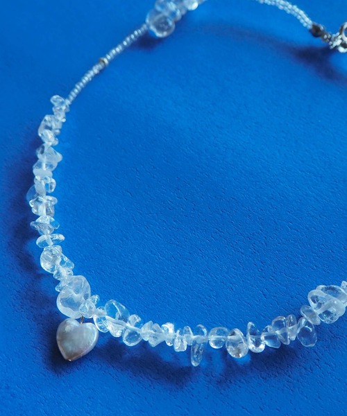 Casselini（キャセリーニ）の「Casselini(キャセリーニ)さざれチョーカー（ネックレス・レディース・ブラック/ブラウン/パープル/クリア・FREE）」の20枚目の写真