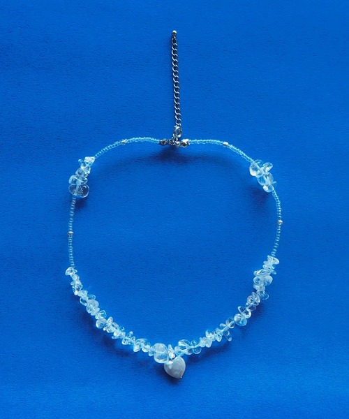 Casselini（キャセリーニ）の「Casselini(キャセリーニ)さざれチョーカー（ネックレス・レディース・ブラック/ブラウン/パープル/クリア・FREE）」の21枚目の写真