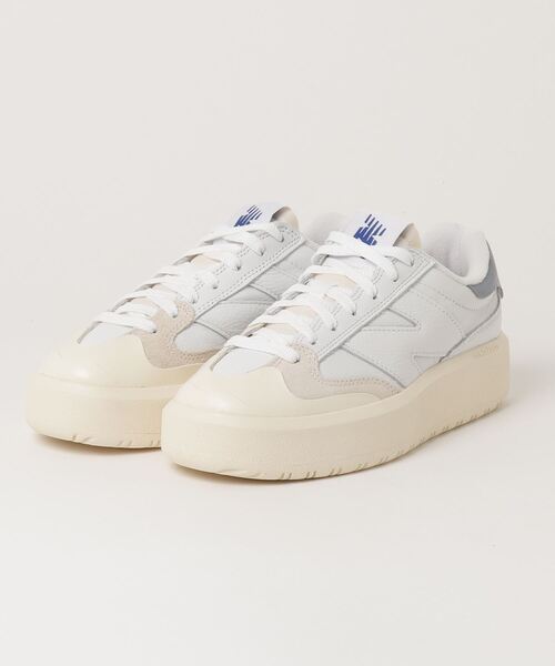 新品☆NEWBALANCE／CT302LP／25.5㎝／厚底スニーカー／ホワイト ニューバランス CT302 LP 厚底 スニーカー ホワイトグレー