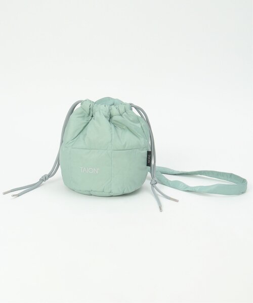 TAION（タイオン）の「TAION タイオン ダウンスモールショルダー（ショルダーバッグ・レディース・ブラック/パープル/グレー/ミント/ピンク/グリーン系その他/オフホワイト・FREE）」の5枚目の写真