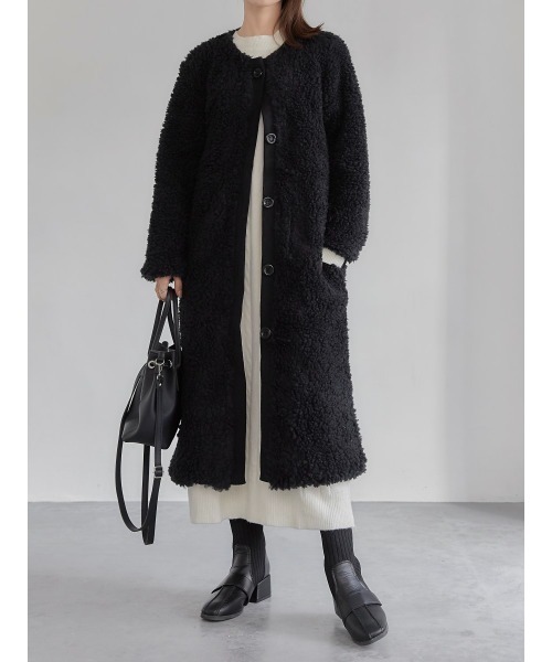 amel（エイメル）の「リブデザインショートブーツ（ブーツ・レディース・ブラック/ブラウン・22.5cm/23.0cm/23.5cm/24.0cm/24.5cm）」の14枚目の写真