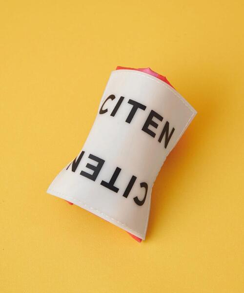 CITEN(シテン)の「<CITEN>くるくるパッチン ストライプ トートバッグ S(エコバッグ/サブバッグ・レディース・ブラック/ケリー/コバルトブルー/ピンク・FREE)」の10枚目の写真