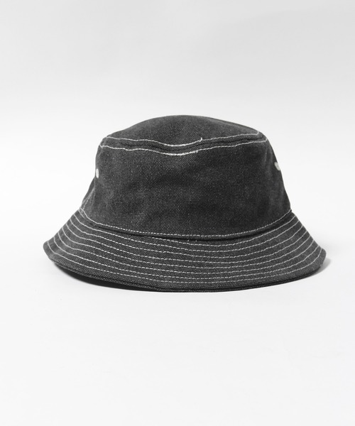 STUSSY(ステューシー)の「STUSSY/ステューシー CANVAS WORKGEAR BUCKET HAT バケットハット(ハット・メンズ・ピンク/ネイビー/ブラック・L/XL/S/M)」の12枚目の写真