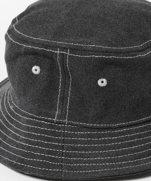 STUSSY(ステューシー)の「STUSSY/ステューシー CANVAS WORKGEAR BUCKET HAT バケットハット(ハット・メンズ・ピンク/ネイビー/ブラック・L/XL/S/M)」の5枚目の写真