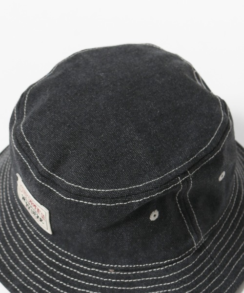 STUSSY(ステューシー)の「STUSSY/ステューシー CANVAS WORKGEAR BUCKET HAT バケットハット(ハット・メンズ・ピンク/ネイビー/ブラック・L/XL/S/M)」の4枚目の写真
