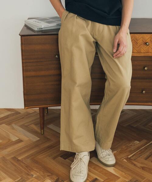 FORK&SPOON（フォークアンドスプーン）の「FORK&SPOON　ツータックチノパンツ（その他パンツ・メンズ・ベージュ/アイボリー・4/5）」の6枚目の写真