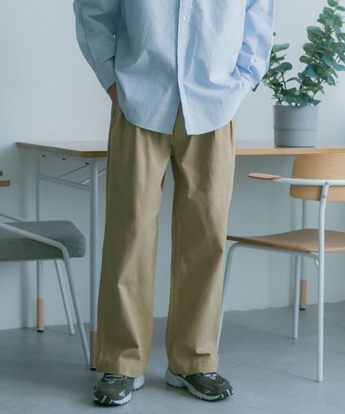 FORK&SPOON（フォークアンドスプーン）の「FORK&SPOON　ツータックチノパンツ（その他パンツ・メンズ・ベージュ/アイボリー・4/5）」の10枚目の写真