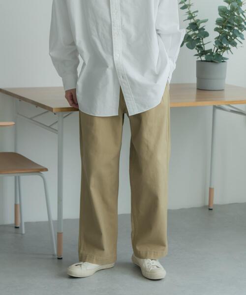 FORK&SPOON（フォークアンドスプーン）の「FORK&SPOON　ツータックチノパンツ（その他パンツ・メンズ・ベージュ/アイボリー・4/5）」の15枚目の写真