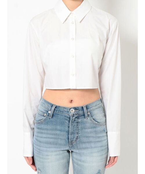 GYDA（ジェイダ）の「バックリボンショートシャツ（シャツ/ブラウス・レディース・オフホワイト/オレンジ系その他3・FREE）」の19枚目の写真