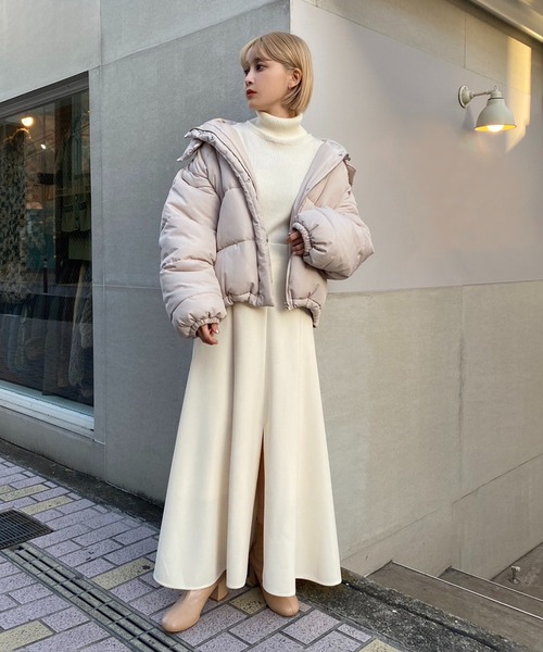 one after another NICE CLAUP(ワンアフターアナザーナイスクラップ)の「【WEB限定】前後2WAYマーメイドスカート 2023SS(スカート・レディース・グレー/アイボリー/ミント/ピンク/ブラック・FREE)」の10枚目の写真