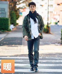 EDWIN エドウィン 2層で暖かい EDWIN インターナショナルベーシック レギュラーストレートパンツ403 WILD FIRE 2層ボンディング構造 【暖】