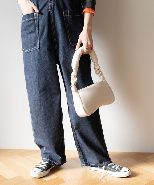 FREAK'S STORE（フリークスストア）の「JW PEI/ジェイダブリュー・ペイ Alison/アリソン(レザーハンドバッグ)（ハンドバッグ・レディース・ブラック/オフホワイト/ブルーグリーン・ONE SIZE）」の9枚目の写真