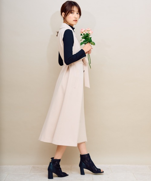 NOELA（ノエラ）の「３ＷＡＹトレンチコート（トレンチコート・レディース・ベージュ/ラベンダー・M/S）」の7枚目の写真