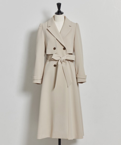 NOELA（ノエラ）の「３ＷＡＹトレンチコート（トレンチコート・レディース・ベージュ/ラベンダー・M/S）」の15枚目の写真