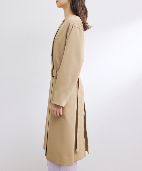 ROPE'（ロペ）の「ポリエステルチノノーカラーダブルコート（トレンチ