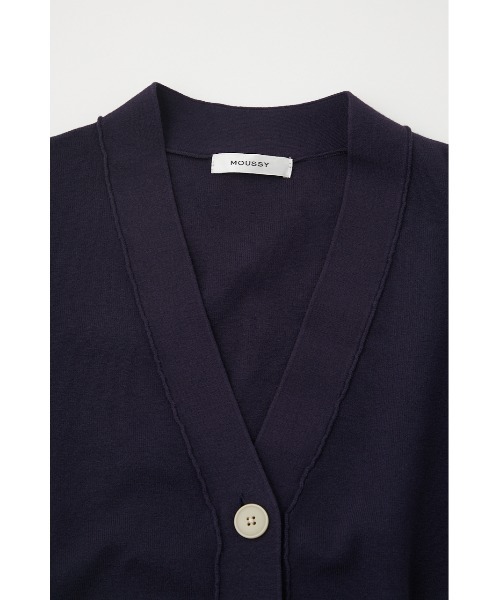 MOUSSY（マウジー）の「SLIT LOOSE KNIT カーディガン（カーディガン/ボレロ・レディース・ピンク/ネイビー/ライトベージュ・FREE）」の16枚目の写真