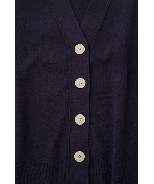 MOUSSY（マウジー）の「SLIT LOOSE KNIT カーディガン（カーディガン/ボレロ・レディース・ピンク/ネイビー/ライトベージュ・FREE）」の13枚目の写真