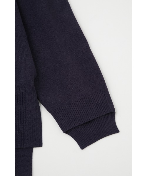 MOUSSY（マウジー）の「SLIT LOOSE KNIT カーディガン（カーディガン/ボレロ・レディース・ピンク/ネイビー/ライトベージュ・FREE）」の19枚目の写真