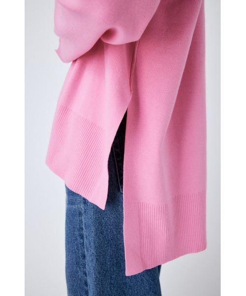 MOUSSY（マウジー）の「SLIT LOOSE KNIT カーディガン（カーディガン/ボレロ・レディース・ピンク/ネイビー/ライトベージュ・FREE）」の18枚目の写真