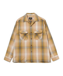 【極美品】ペンドルトン オンブレチェック オープンカラーシャツ L スクエア 極美品】ペンドルトン オンブレチェック オープンカラーシャツ L