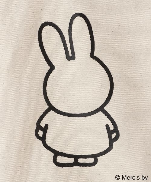 LOWRYS FARM（ローリーズファーム）の「シューズバッグ／Dick Brunaコラボ　187924（エコバッグ/サブバッグ・キッズ・アイボリー/ブラック・FREE）」の8枚目の写真