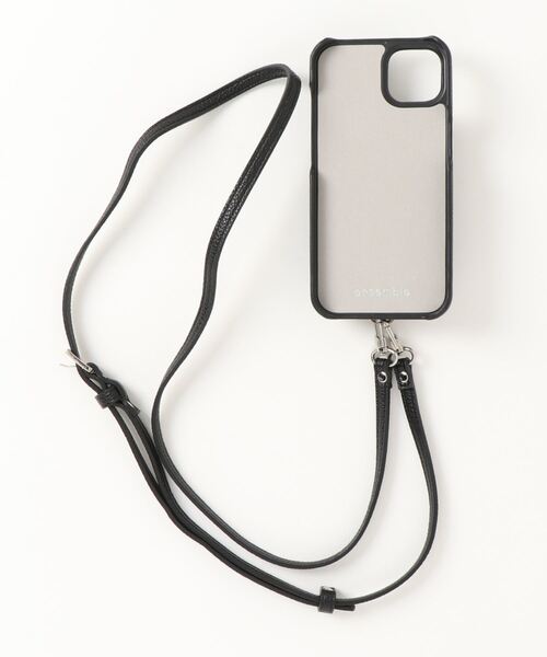 ensemble(皮革ブランド)（アンサンブル）の「ensemble PORTEⅢ 鏡 コインケース&カードケース付きiPhoneケース (ベルト付き)（スマホケース/カバー・レディース・ライトグレー/ブラック/ベージュ/ブラウン/グレー/カーキ・1/6/7/8/10/12/3/5/11）」の13枚目の写真